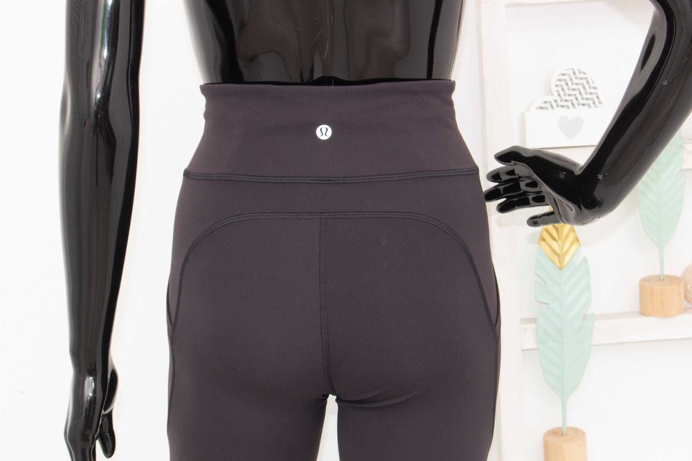 Lululemon Wunder Train оригинален дамски клин висока талия черен XS