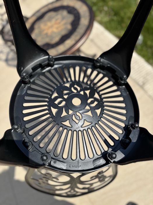 Градински стол и маса от алуминий,външни мебели