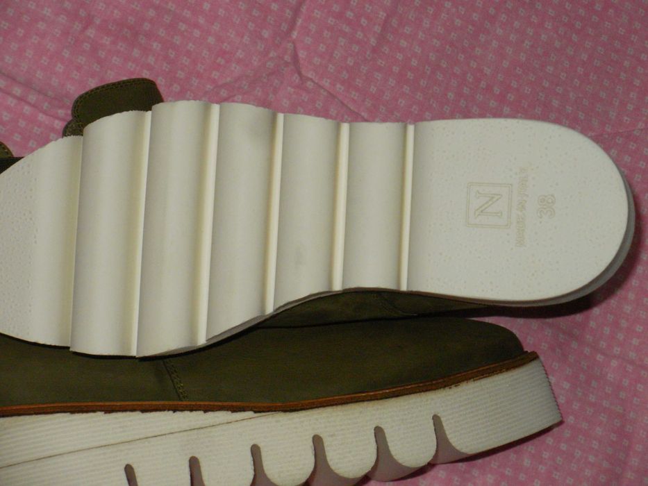 NUDE нови дамски боти естествена кожа 38