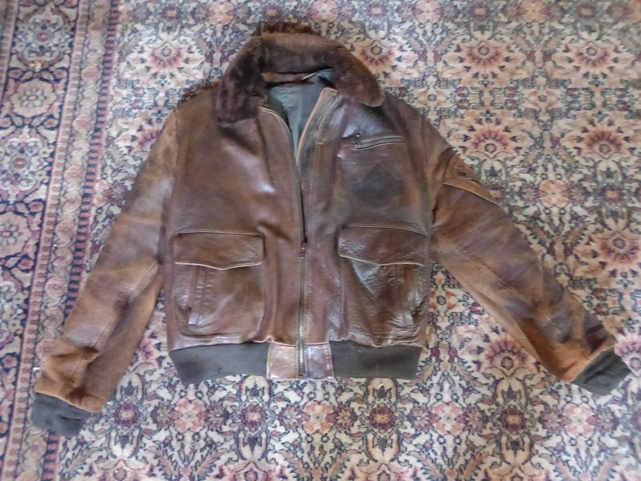 vand Geaca piele aviator tip A2 marime XL