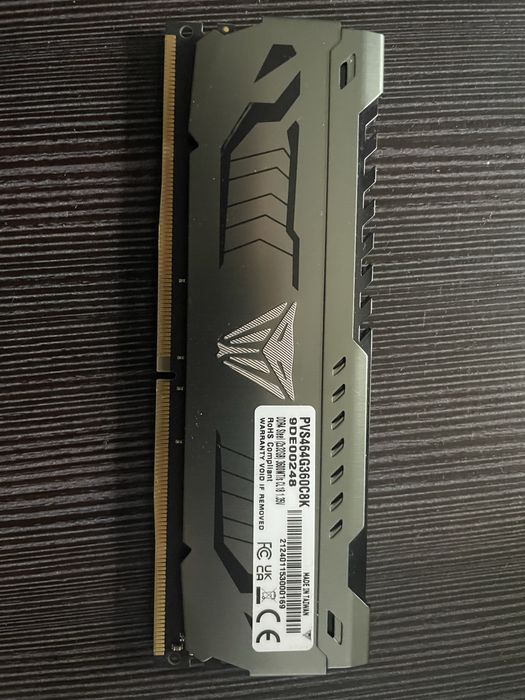RAM памет Patriot Viper Steel 64GB (2x32GB) DDR4 3600MHz