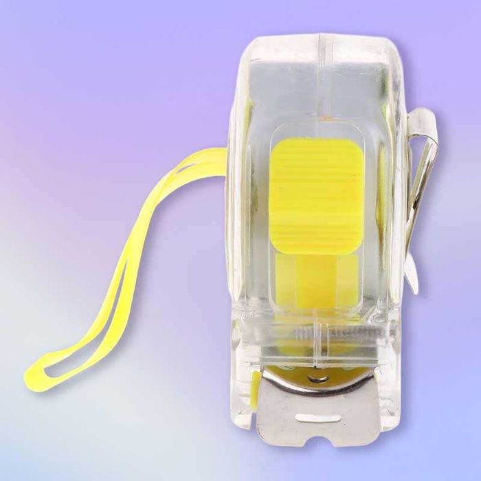 Професионална стоманена ролетка, 10 м – прозрачна, удароустойчива