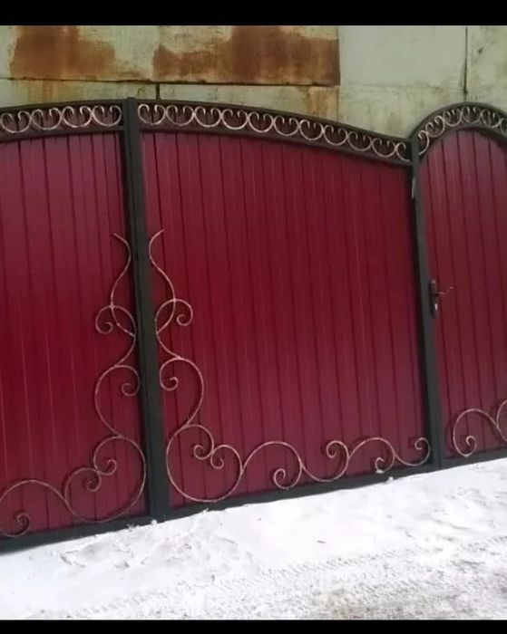 Ворота распашные, кованые, сварные и т.д.