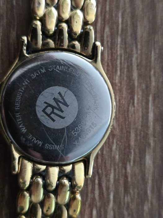 Дамски луксозен швейцарски часовник Raymond Weil Geneve (позлатен)