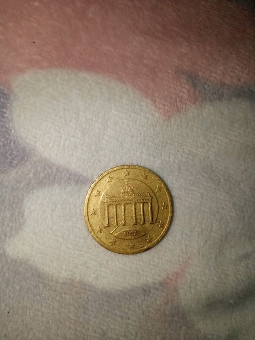 Moneda 50 euro cent 2002