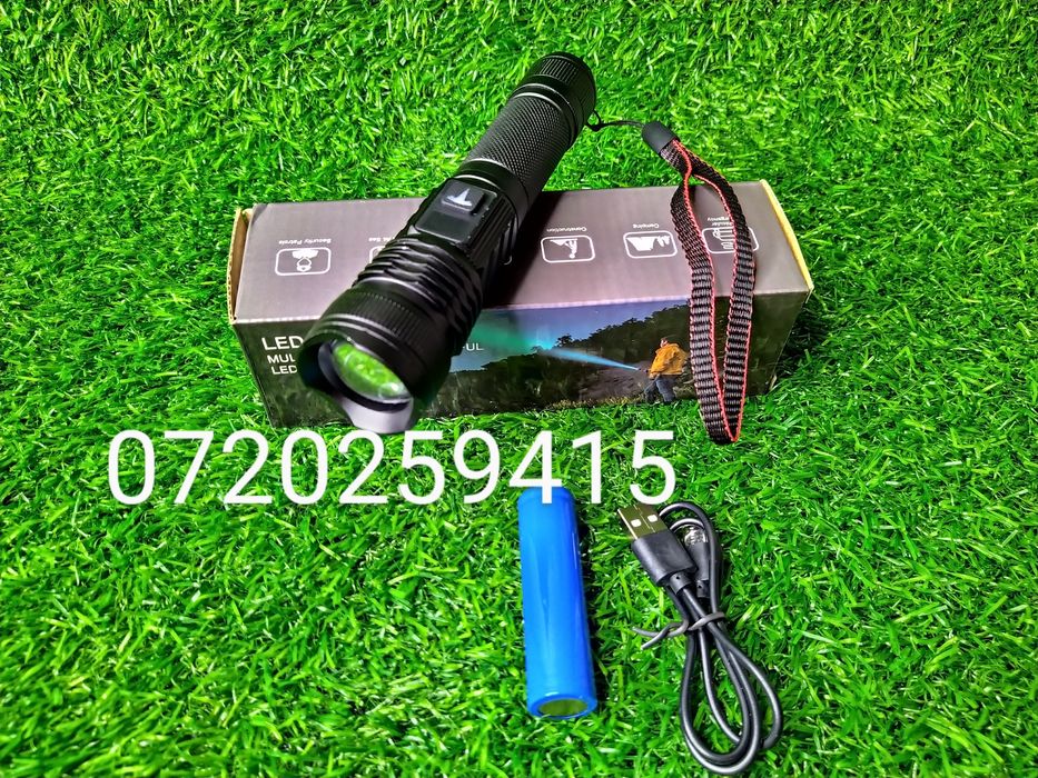 Lanterna profesionala Laser LED, A89 Model Nou, Distanta 1000m, Afisaj