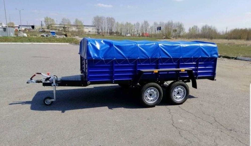 Автомобиль прицеп телега