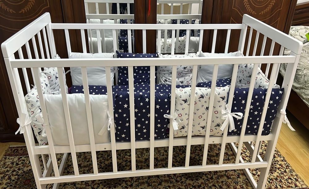 Манеж жаксы куйде 6 ай болды алганымызга. Манеж + матрас + бортик