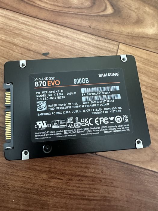 SSD Samsung 870 EVO 500GB