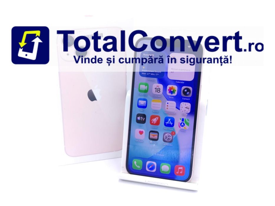 Apple iPhone 13 128GB Pink 4GB Single SIM, Garantie 24 luni | #D93232