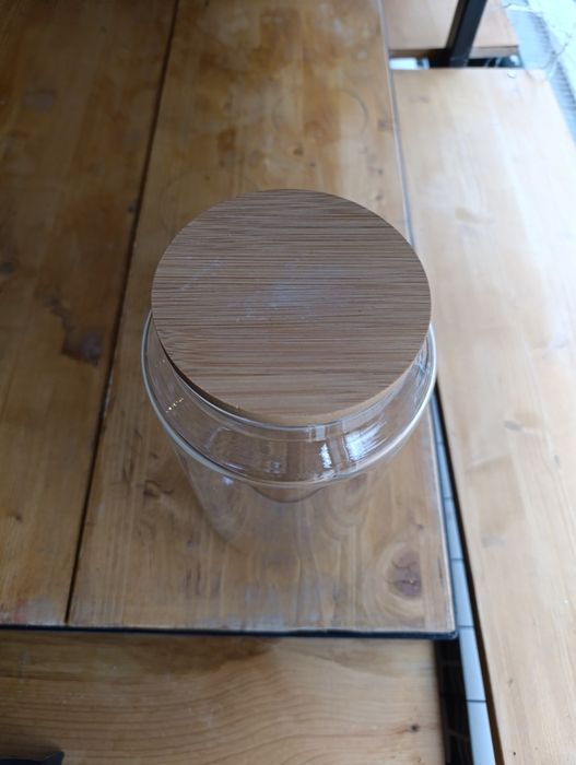 Магазин буркан стъклен ядки магазин   за съхранение, магазин, ядки,био