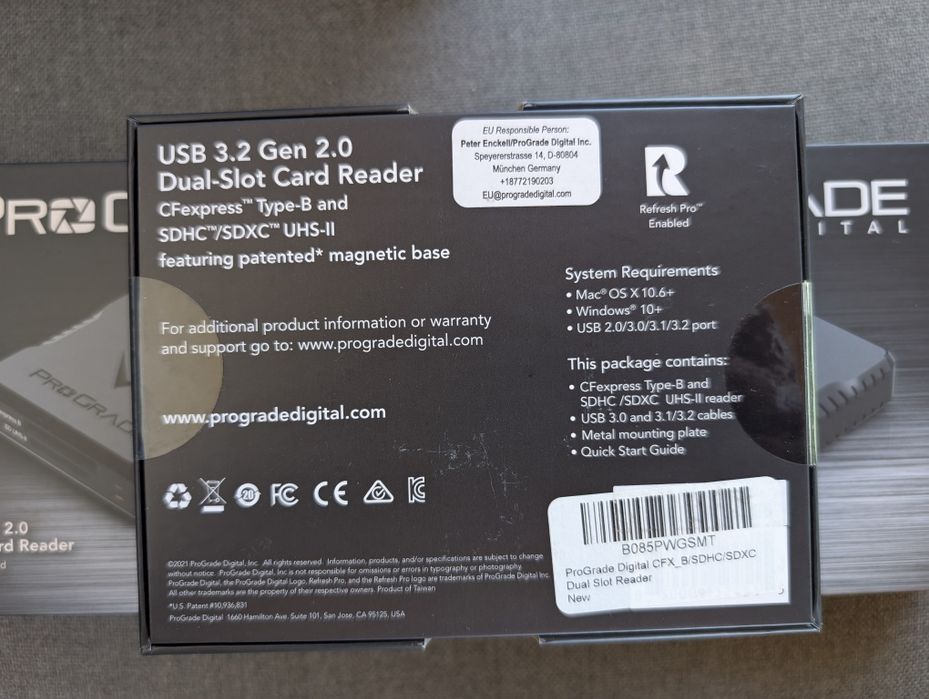 SIGILAT - Card Reader Prograde USB 3.2 Gen 2 Dual Slot CFexpress