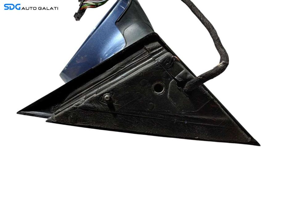 Oglinda Electrica Dreapta Skoda Superb 1 2002 - 2008 Culoarea Albastru Deschis [LR0788]