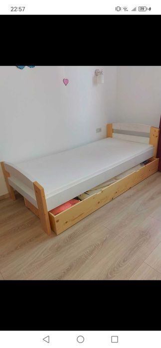 Vand pat lemn 1 persoana