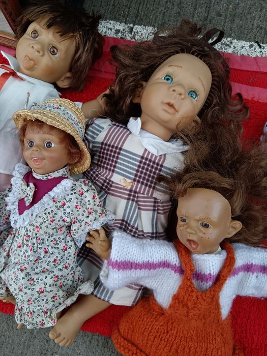 Păpuși expresive plastic set 5