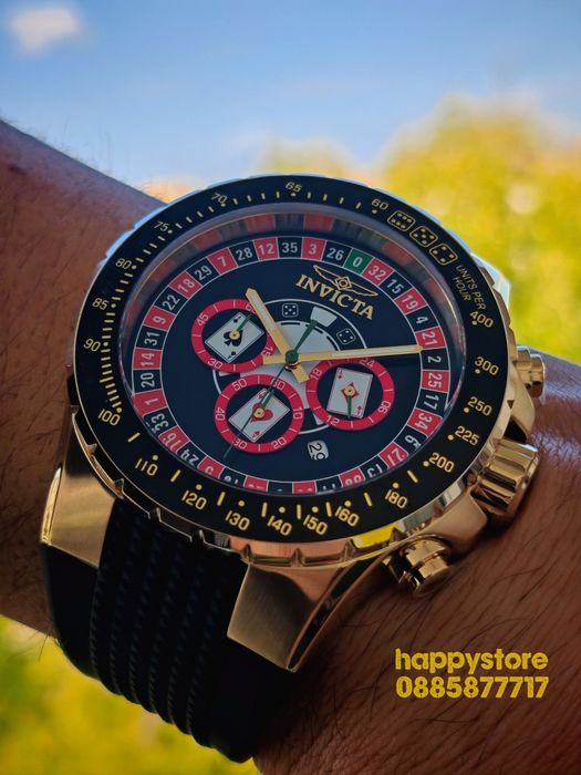 INVICTA Monte Carlo Casino 50mm, Инвикта нов ръчен часовник