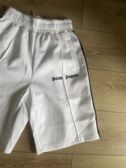 pantaloni scurti palm angels albi marimea M