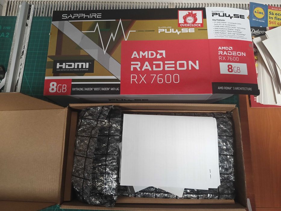 Placa video Saphire Radeon RX 7600 8GB