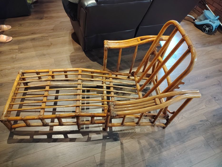 Șezlong deosebit vintage lemn
