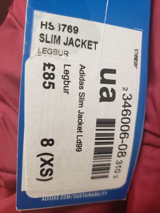 Geacă Adidas S / 8 Uk