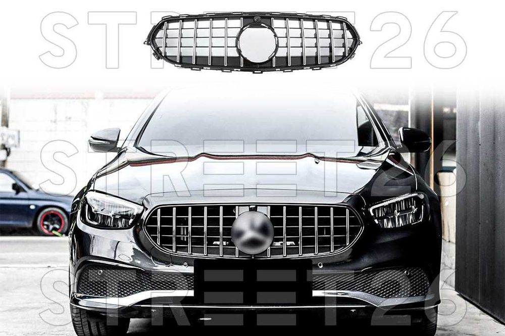 Grila Mercedes E-Class W213 C238 Facelift Standard (20-23) GT-R Crom