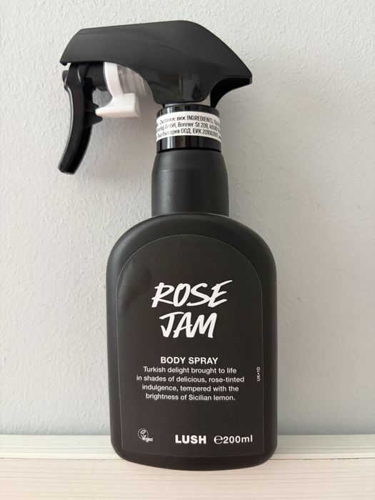 Lush rose jam body spray