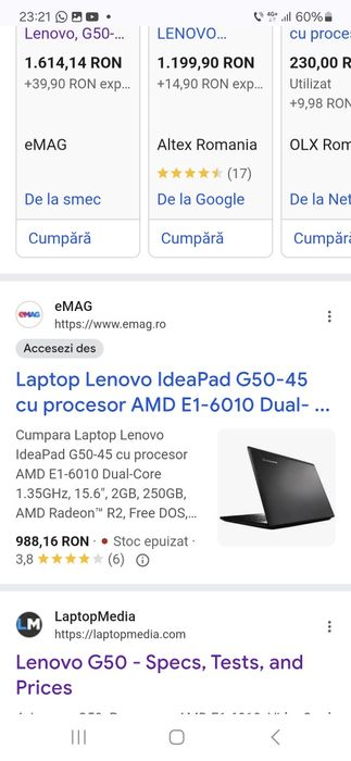 Vand sau schimb laptop