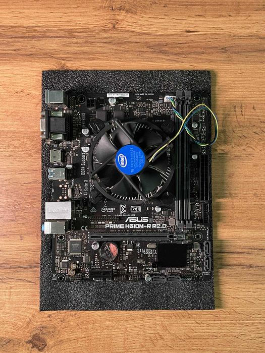 Материнская плата ASUS PRIME H310M-R R2.0 + Процессор + кулер