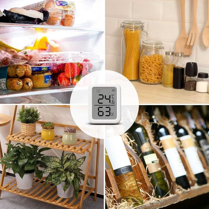 Смарт Комплект SwitchBot - 2 броя Термометри Meter Plus и Hub Mini