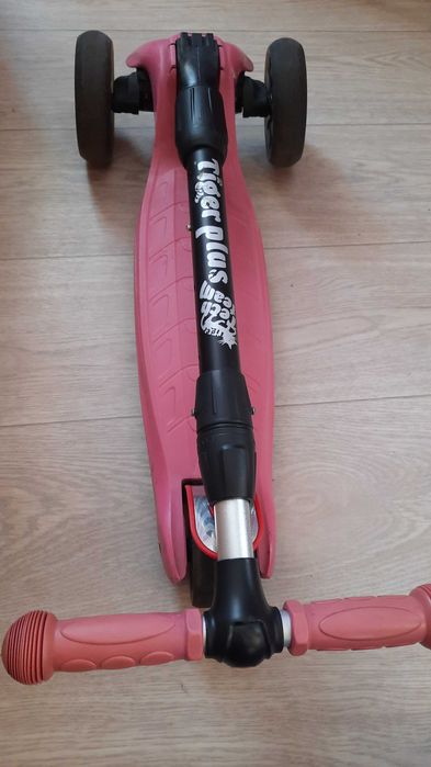 Самокат детский Tech Team Tiger plus pink розовый