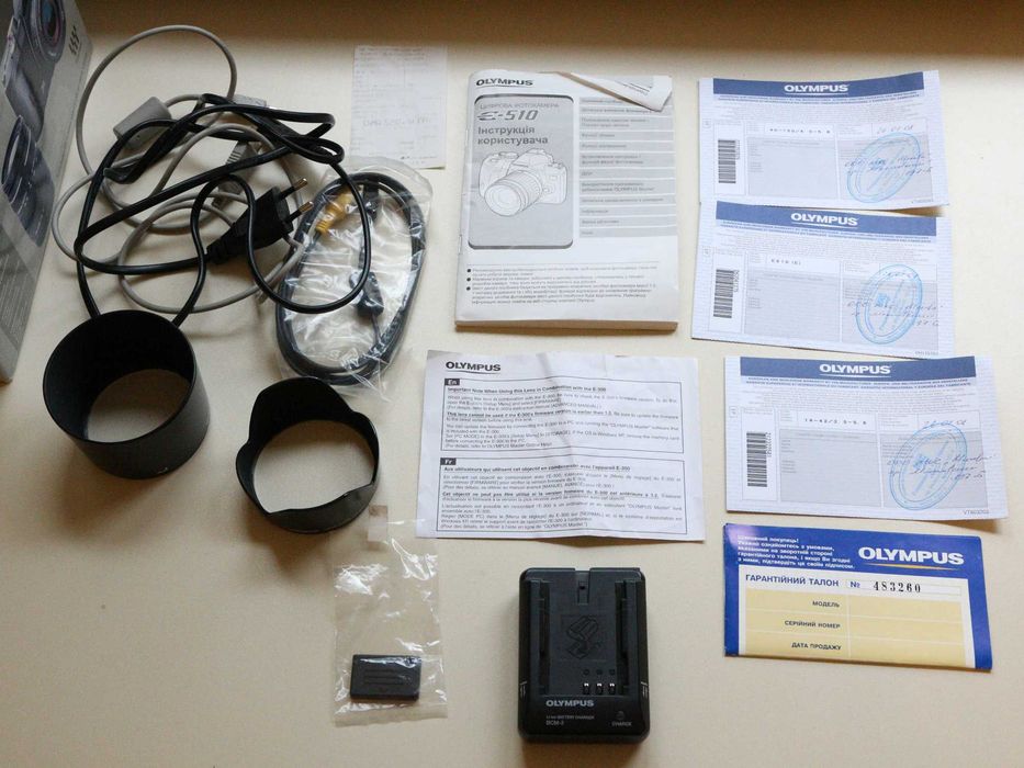 Камера Olympus E-510 с двумя объективами в идеале