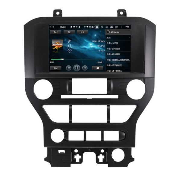 FORD MUSTANG 2015-2018 - 9''' Андроид Навигация Low Profile, 9401