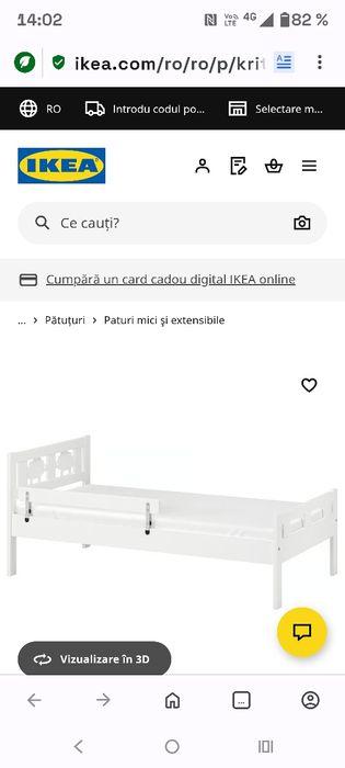 Paturi  copii Ikea  folosite deja demontate