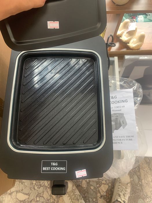 Еър фраер с грил скара 2в1 1500+500W