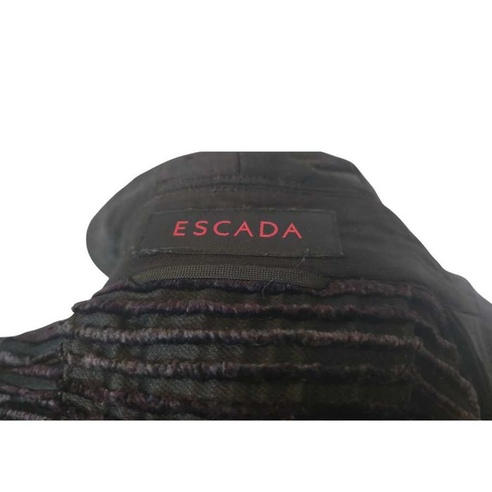 Sacou Escada, satin jaquard cu catifea textura in relief