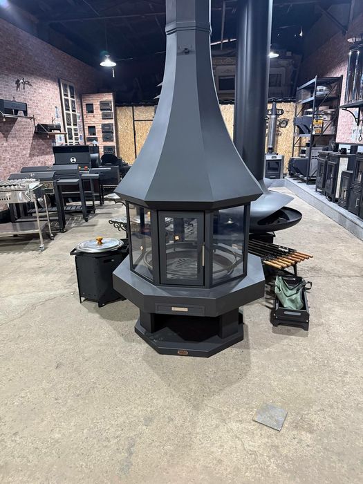 КАМИН. Топки из котловой стали. Кладка каминов из кирпича.