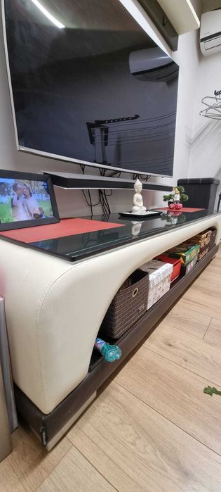 Coltar living din piele