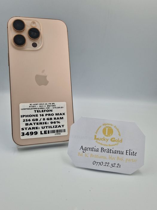 Iphone 16 Pro Max 256 GB Bat 96 cod 23550