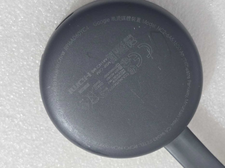 Chromecast Google 3 (Generatia 3), Full HD 1080p, Media Streamer, Negru