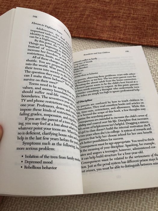 Книга на английском, Boundaries