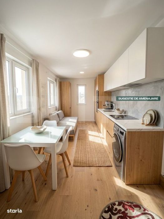 Apartament 2 camere, decomandat, 61,5 mp, cartier Burdujeni