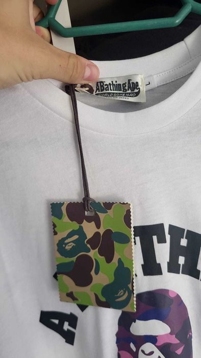Tricou Abathing Ape Alb