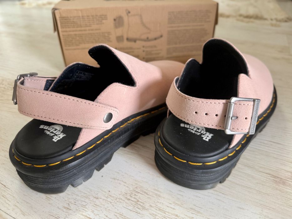 Dr. Martens Zebzag platform mules - powder pink