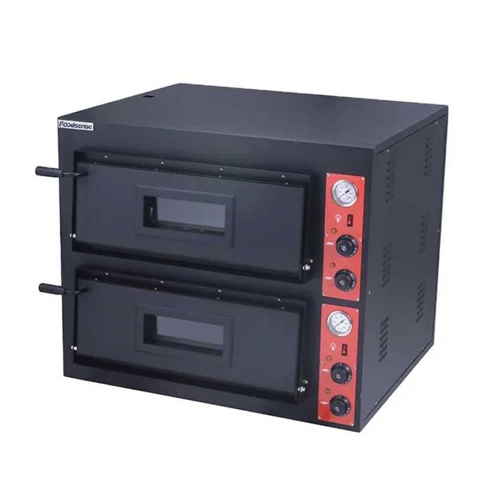 Cuptor pizza electric dublu profesional 4 cu 4,NOU