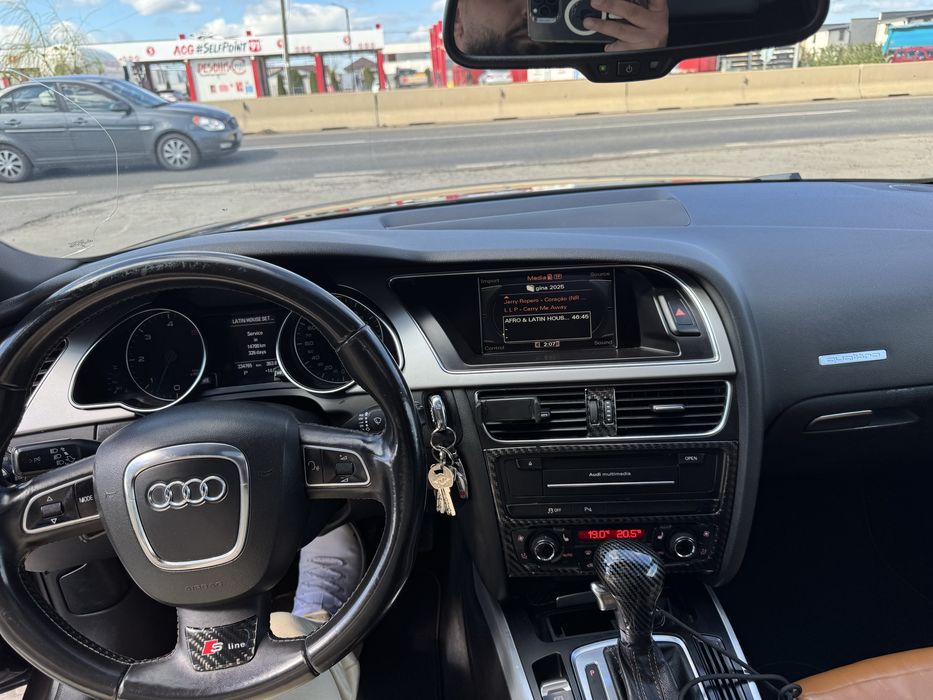 Audi A5 2012, maro,  fac si schimb se mai lasa la pret