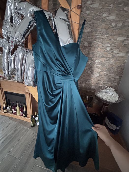 rochie elegantă de ocazie, culoare verde