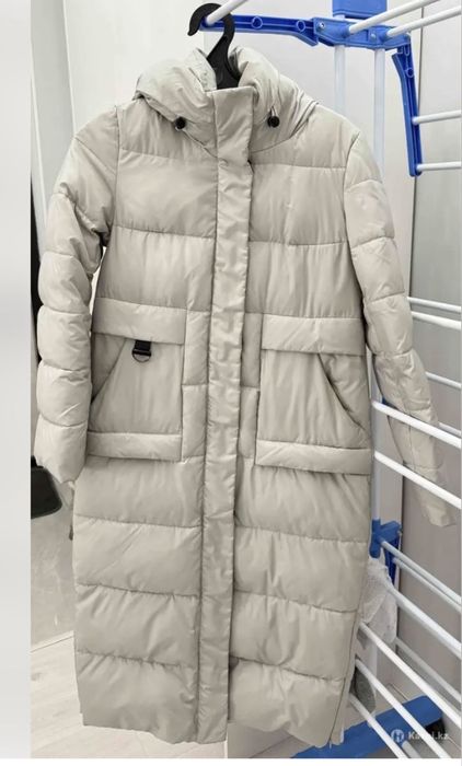 Пуховик зимний длинный