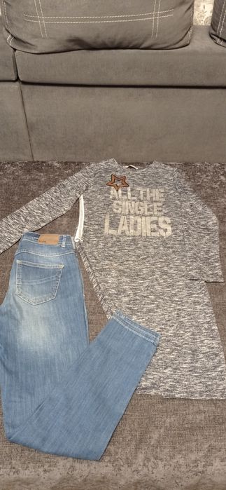 Джинсы брюки вещи для девочек.