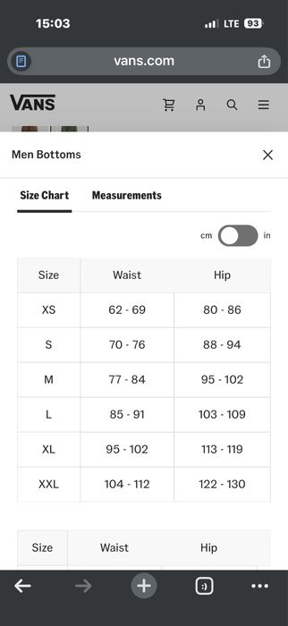 Панталон Vans, размер S