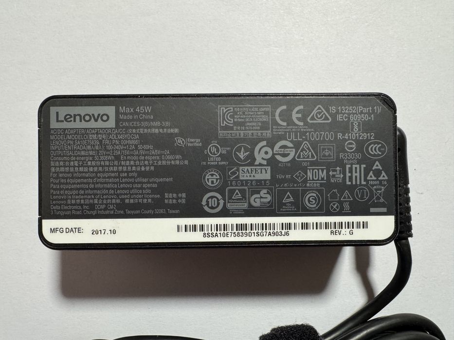 Încărcător laptop Lenovo 45W original Usb-c ADLX45YDC3A
